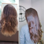 фото окрашивания волос хной в салоне до и после